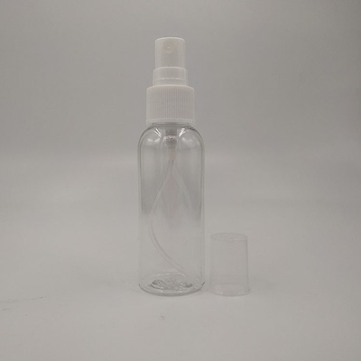 Botella de pulverización de plástico PET redonda 10 ml 15 ml 30 ml 50 ml 60 m 70 ml 100 ml 200 ml 500 ml Capacidad