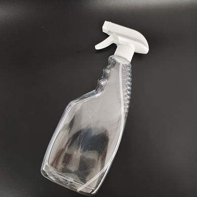 Botella rosa personalizable, bomba de compresión, botella de PET con tapa de tornillo para cosméticos
