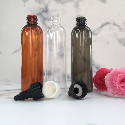 Botellas de plástico de punta de tornillo de sellado personalizado para soluciones de almacenamiento duraderas