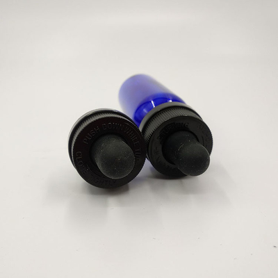 Botellas de 10 ml con tapa tipo goteador transparente Negro