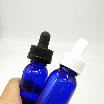 Botellas de 10 ml con tapa tipo goteador transparente Negro