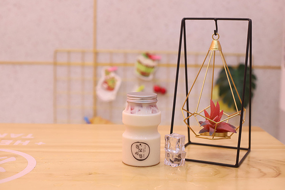 Botellas de té de leche medianas con tornillo en la tapa personalizables y de tamaño medio