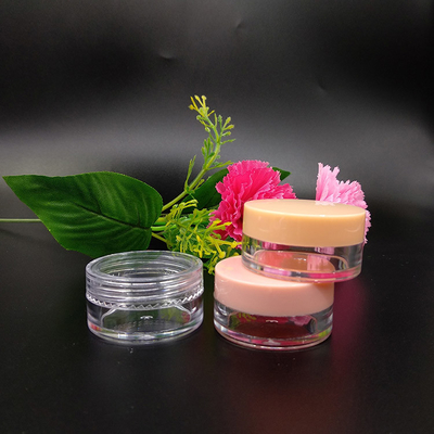 Jarrón de plástico transparente para la belleza 10ml 15ml 30ml 60ml 80ml 100ml 120ml 150ml