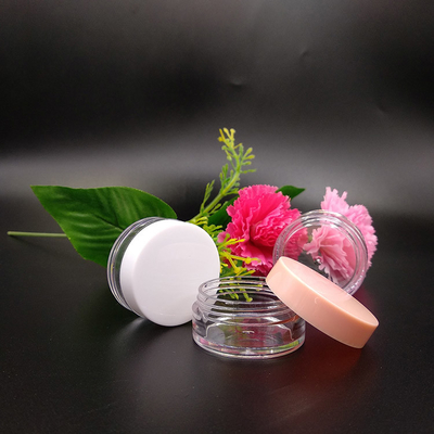Jarrón de plástico transparente para la belleza 10ml 15ml 30ml 60ml 80ml 100ml 120ml 150ml