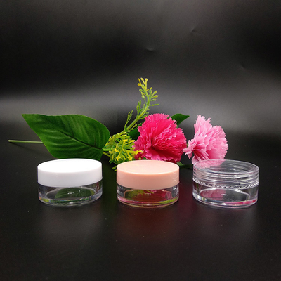 Jarrón de plástico transparente para la belleza 10ml 15ml 30ml 60ml 80ml 100ml 120ml 150ml