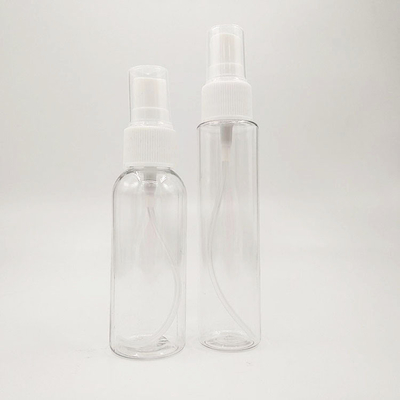 Botella de pulverización de plástico PET suave 10ml 15ml 30ml 50ml 60m 70ml 100ml 200ml 500ml Transparente para viajes