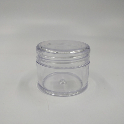 Contenedor cosmético de plástico de logotipo personalizado para soluciones de impresión de etiquetas de superficie lisa