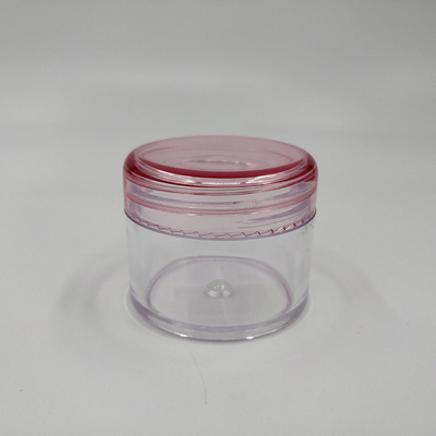 Contenedor cosmético de plástico de logotipo personalizado para soluciones de impresión de etiquetas de superficie lisa