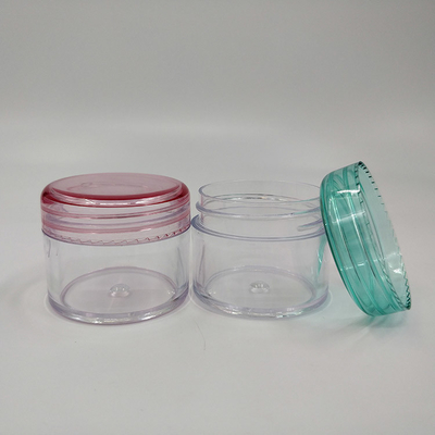 Jarrón de plástico cosmético de superficie lisa de capacidad 10ml 15ml 30ml 60ml 80ml 100ml 120ml 150ml para la colección de cosméticos