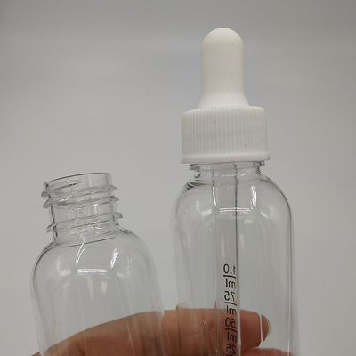 Botellas de gotero de vidrio de plástico Capacidad 10ml 15ml 20ml 30ml 40ml 50ml 60ml 70ml 100ml 120ml Impresión 5000pcs