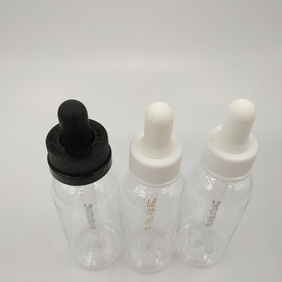 Botellas de gotero de vidrio de plástico Capacidad 10ml 15ml 20ml 30ml 40ml 50ml 60ml 70ml 100ml 120ml Impresión 5000pcs