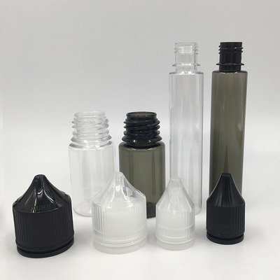 Botella goteadora de líquido redonda de 18 mm de tamaño de cuello para una distribución precisa y controlada
