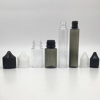 Botella goteadora de líquido redonda de 18 mm de tamaño de cuello para una distribución precisa y controlada