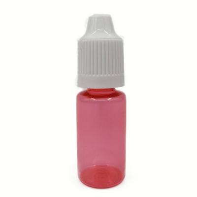 Botella de líquido PET E transparente a prueba de niños con tapa de tornillo para una distribución precisa