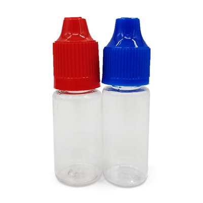 Botella de líquido PET E transparente a prueba de niños con tapa de tornillo para una distribución precisa