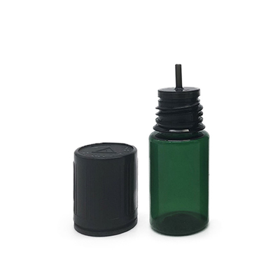 Infantil transparente Botellas pequeñas de goteador líquido con tapa de tornillo y logotipo personalizado Impreso