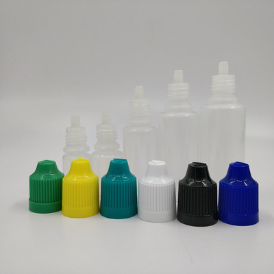 Botellas de líquido PET E redondas a prueba de niños con logotipo impreso
