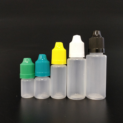 Botellas de líquido PET E redondas a prueba de niños con logotipo impreso