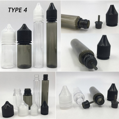 Botella de 18 mm de tamaño de cuello para E líquido de 10 ml de capacidad para E líquido