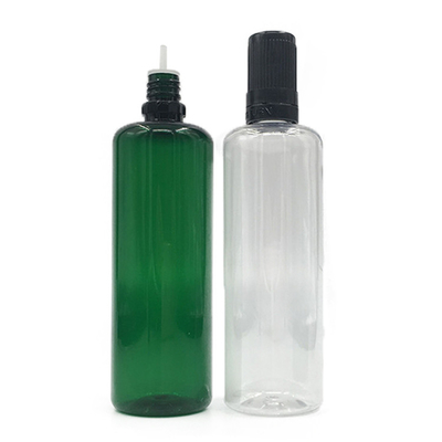 Botella de líquido redonda E con serigrafía profesional de embalaje duradero de jugo de vape