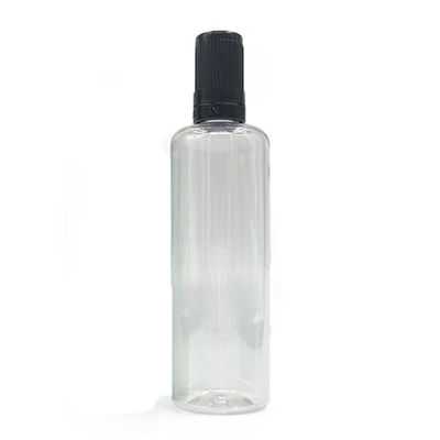 Botella de líquido redonda E con serigrafía profesional de embalaje duradero de jugo de vape