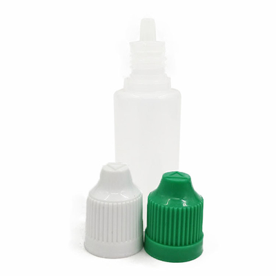 Botella de líquido de 18 mm tamaño de cuello E con color de impresión personalizado y tipo de sellado de tapa de tornillo