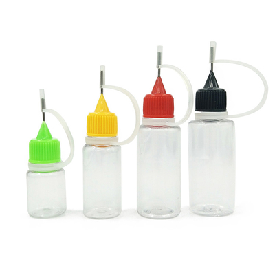 Logotipo personalizado Botella de líquido E a prueba de niños 18 mm Tamaño de cuello para productos personalizados