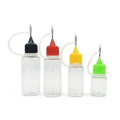 Logotipo personalizado Botella de líquido E a prueba de niños 18 mm Tamaño de cuello para productos personalizados