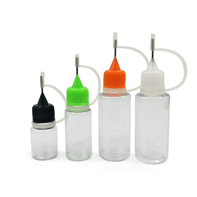 Logotipo personalizado Botella de líquido E a prueba de niños 18 mm Tamaño de cuello para productos personalizados