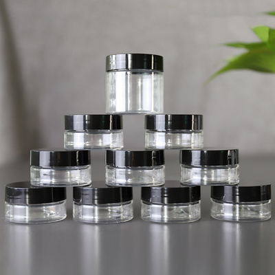 Logotipo personalizado Jarras de almacenamiento de plástico 2oz 3oz 4oz 5oz 6oz 7oz 8oz para embalaje personalizado