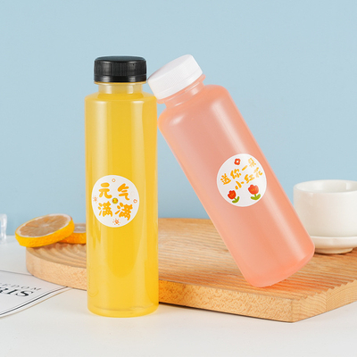 Botellas de té de leche medianas con diseño moderno y mango fácil de usar