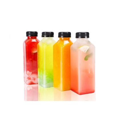 Botellas de jugo en colores personalizados con material biodegradable y varias capacidades 120ml 250ml 350ml 500ml