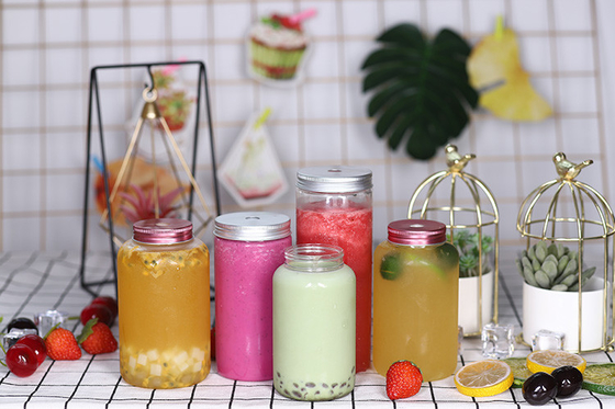 Manija personalizable Jugos de té de burbujas redondas cuadradas Solución ideal para el almacenamiento de bebidas