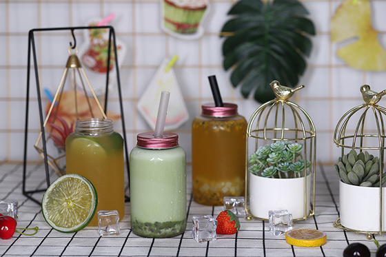 Manija personalizable Jugos de té de burbujas redondas cuadradas Solución ideal para el almacenamiento de bebidas