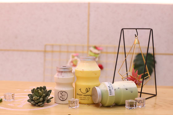 Jarras transparentes para té de burbujas, capacidad de 0,5 kg, para necesidades comerciales