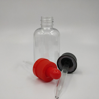 Confeccionar botellas de gotero de plástico 10ml 15ml 20ml 30ml 40ml 50ml 60ml 70ml 100ml 120ml con tapa de tornillo transparente