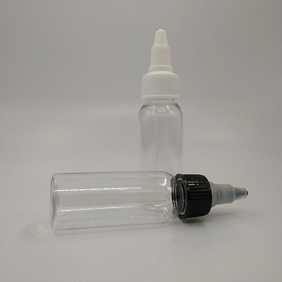 Botellas de gotero de plástico de 10ml 15ml 20ml 30ml 40ml 50ml 60ml 70ml 100ml 120ml con logotipo personalizado