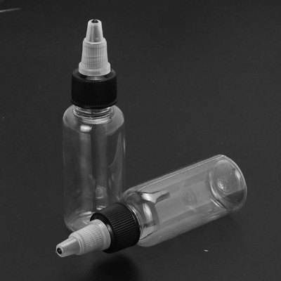 Productos líquidos de superficie lisa Botellas de gotero de plástico con personalización de logotipo