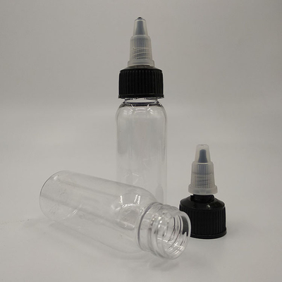 Productos líquidos de superficie lisa Botellas de gotero de plástico con personalización de logotipo