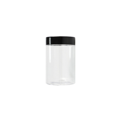 Sellado del frasco cosmético de plástico de 100 ml con junta sensible a la presión e impresión personalizada