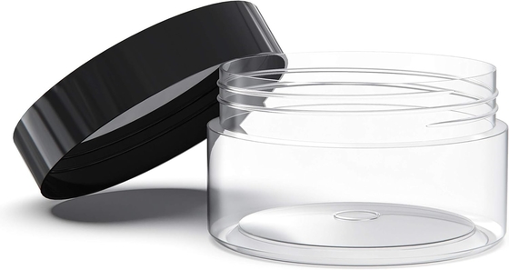Logotipo personalizado Jar de belleza de plástico para el embalaje de belleza personalizado y las necesidades de marca
