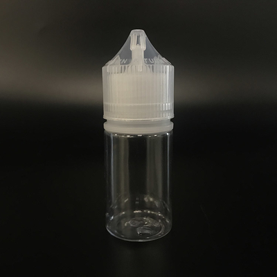 Botella de líquido PET redondo E de 10 ml transparente para vapeo