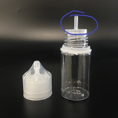 Botella de líquido PET redondo E de 10 ml transparente para vapeo