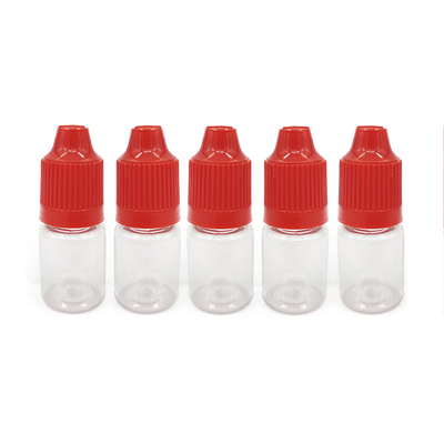 Botella de líquido de 18 mm tamaño de cuello E con tapa de tornillo PET resistente a los productos químicos