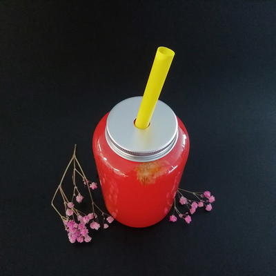Botellas de té de leche clara de diseño moderno y mango para profesionales ocupados