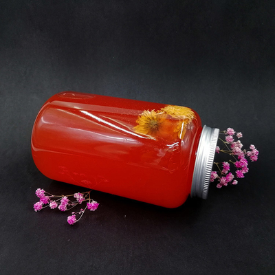 Botellas de té de leche clara de diseño moderno y mango para profesionales ocupados