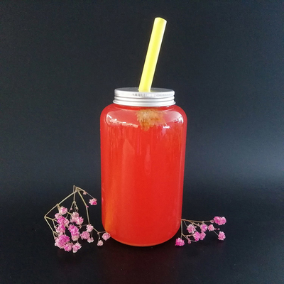 Botellas de té de leche clara de diseño moderno y mango para profesionales ocupados