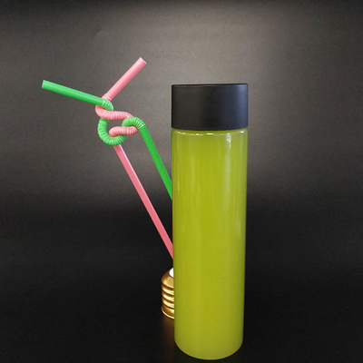 BPA libre 0,5 kg botella de jugo de cilindro claro con tapa para el negocio de jugo