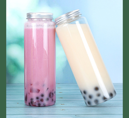Aislamiento y funcionalidad moderna Botellas de té de leche redondas cuadradas