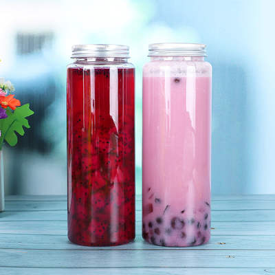 Aislamiento y funcionalidad moderna Botellas de té de leche redondas cuadradas